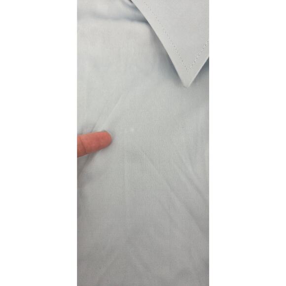 NWOT Collars and Co The Dress Collar Polo Short Sleeve Blue Size XL - Picture 7 of 7